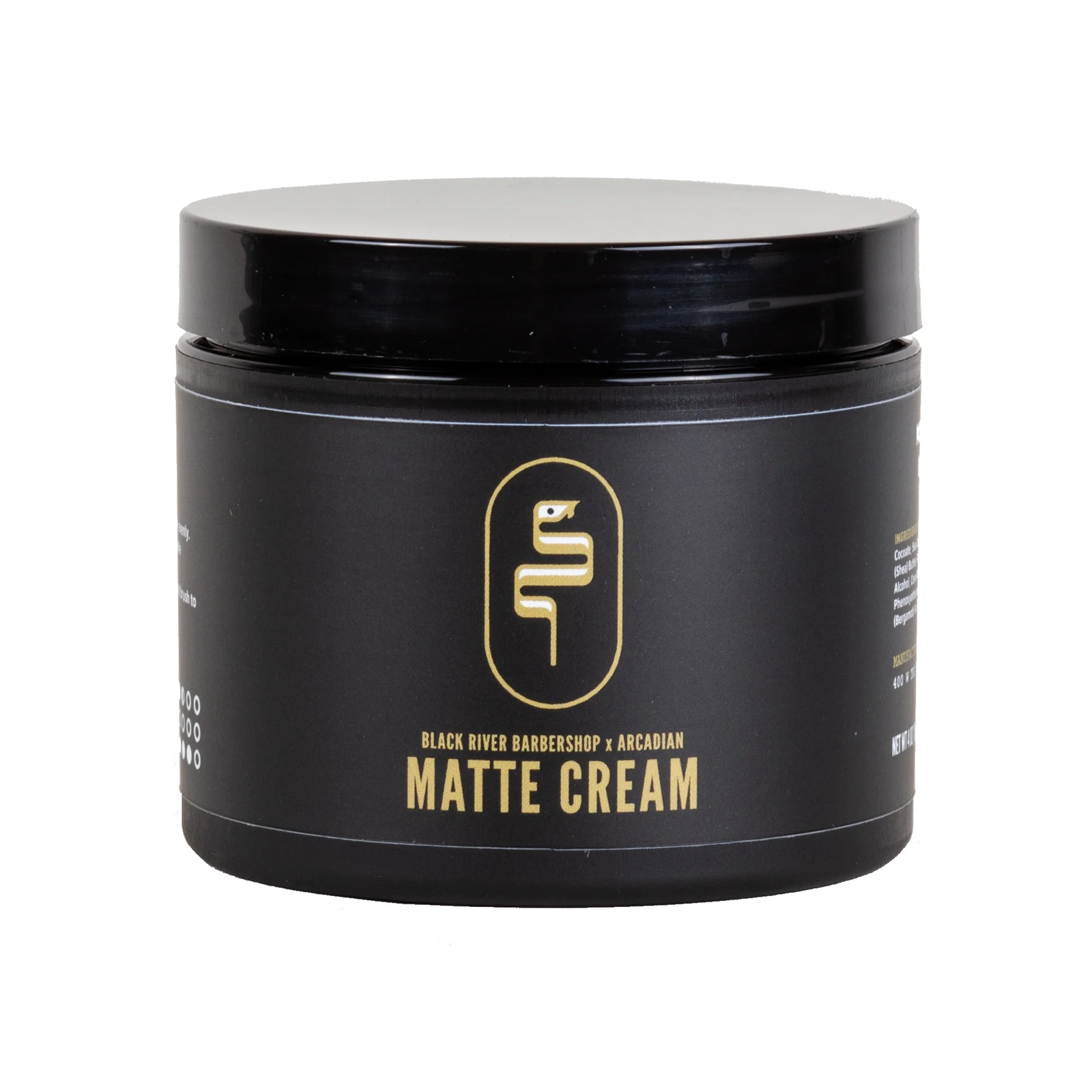 Arcadian Black River Matte Cream 115g