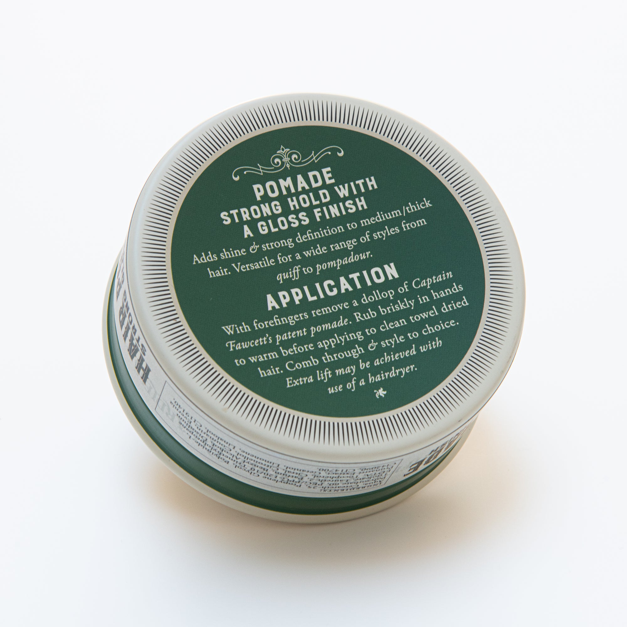 Captain Fawcett Strong Hold Pomade (Green) 100g