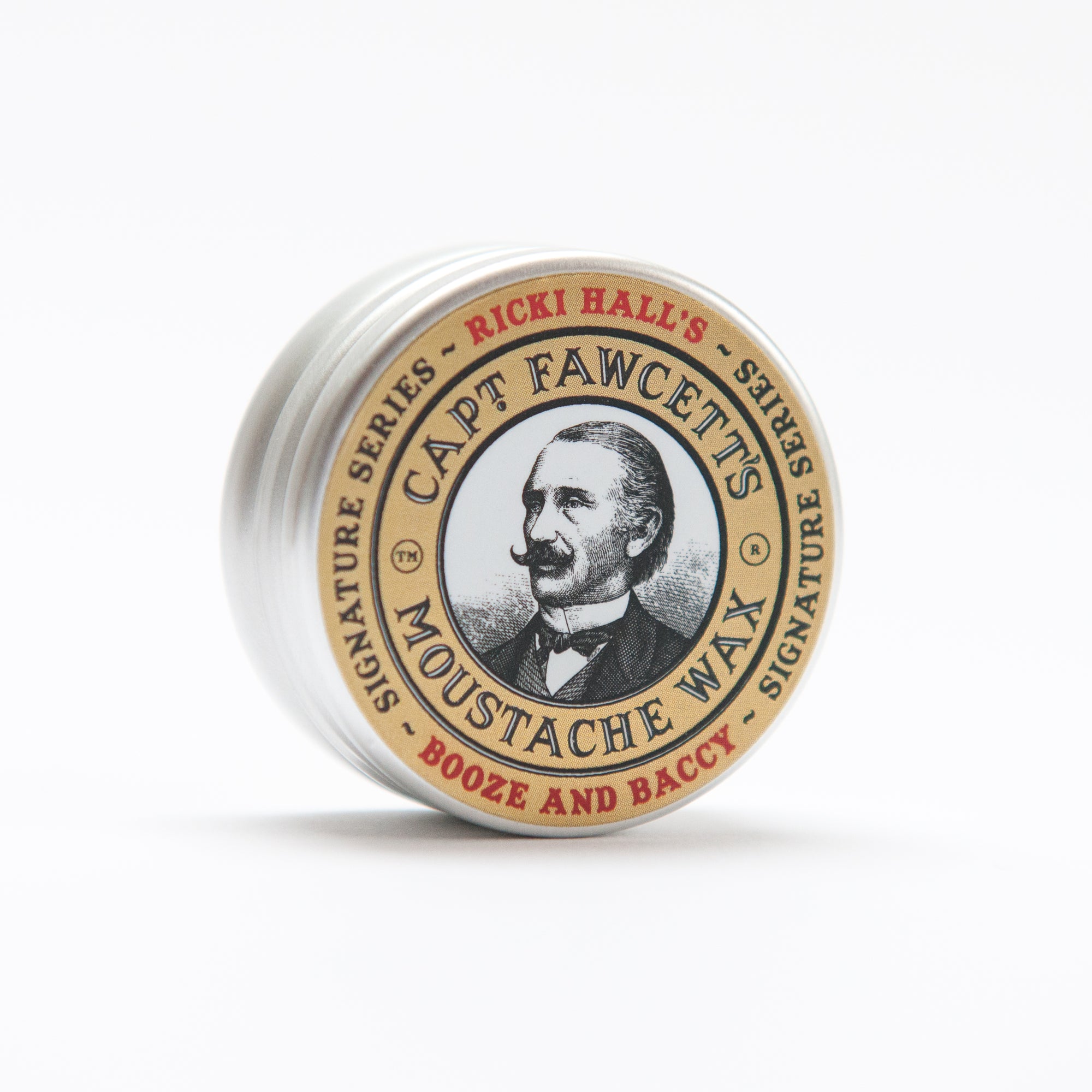 Captain Fawcett Ricki Hall's Booze & Baccy Moustache Wax (15ml)