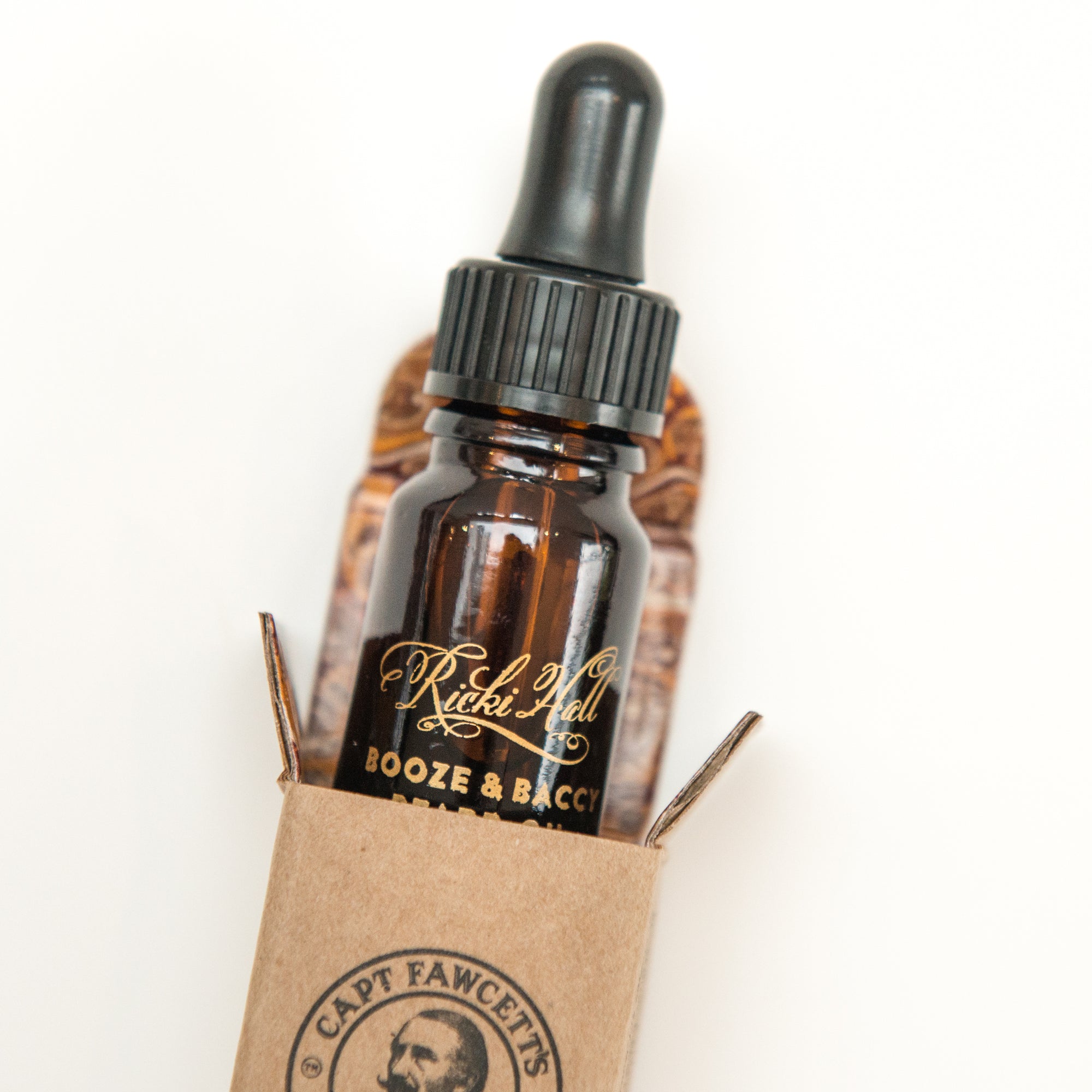 Captain Fawcett Ricki Hall's Booze and Baccy Beard Oil