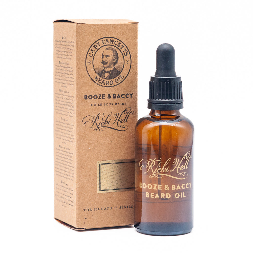 Captain Fawcett Ricki Hall&#39;s Booze and Baccy Beard Oil