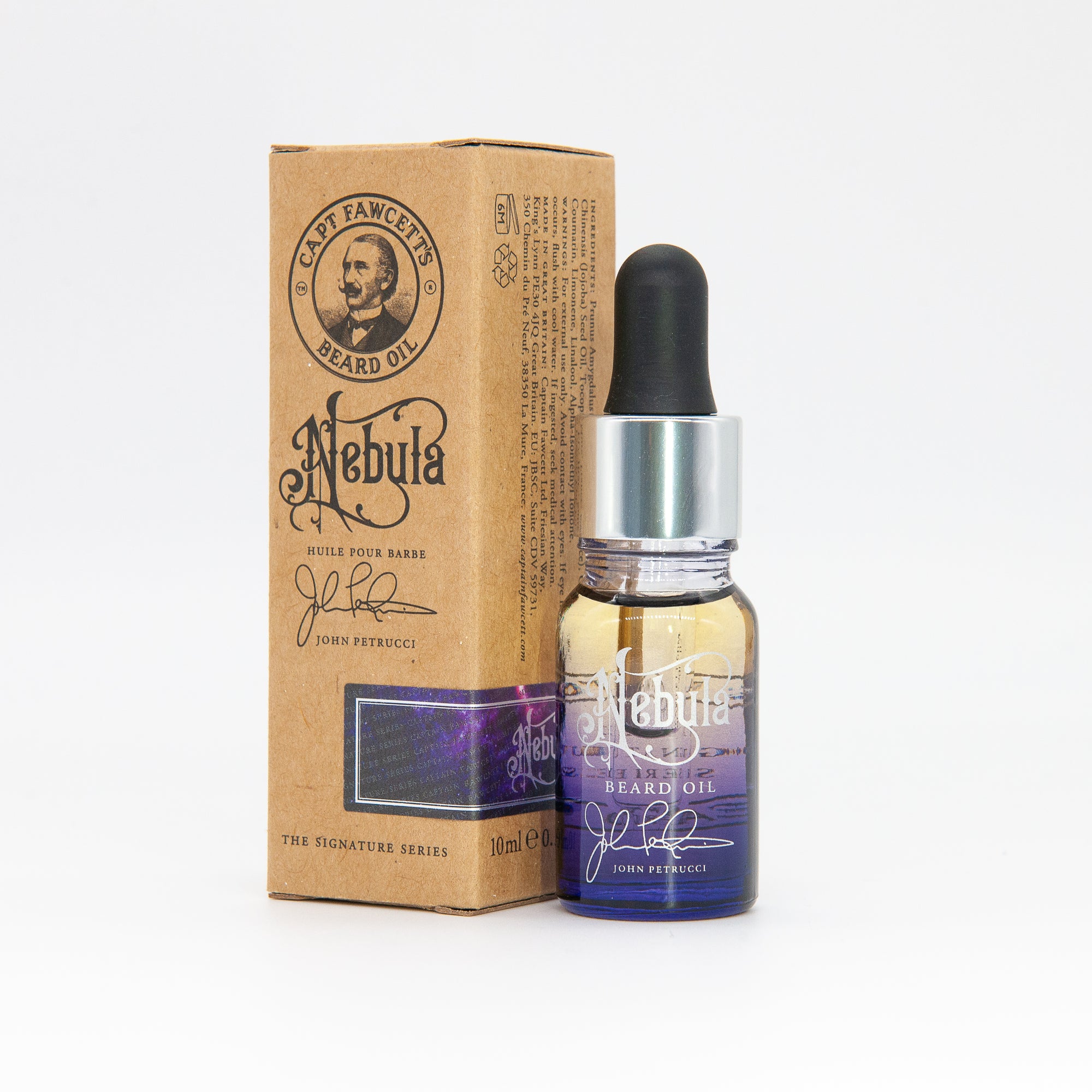 Captain Fawcett John Petrucci's 'Nebula' Beard Oil