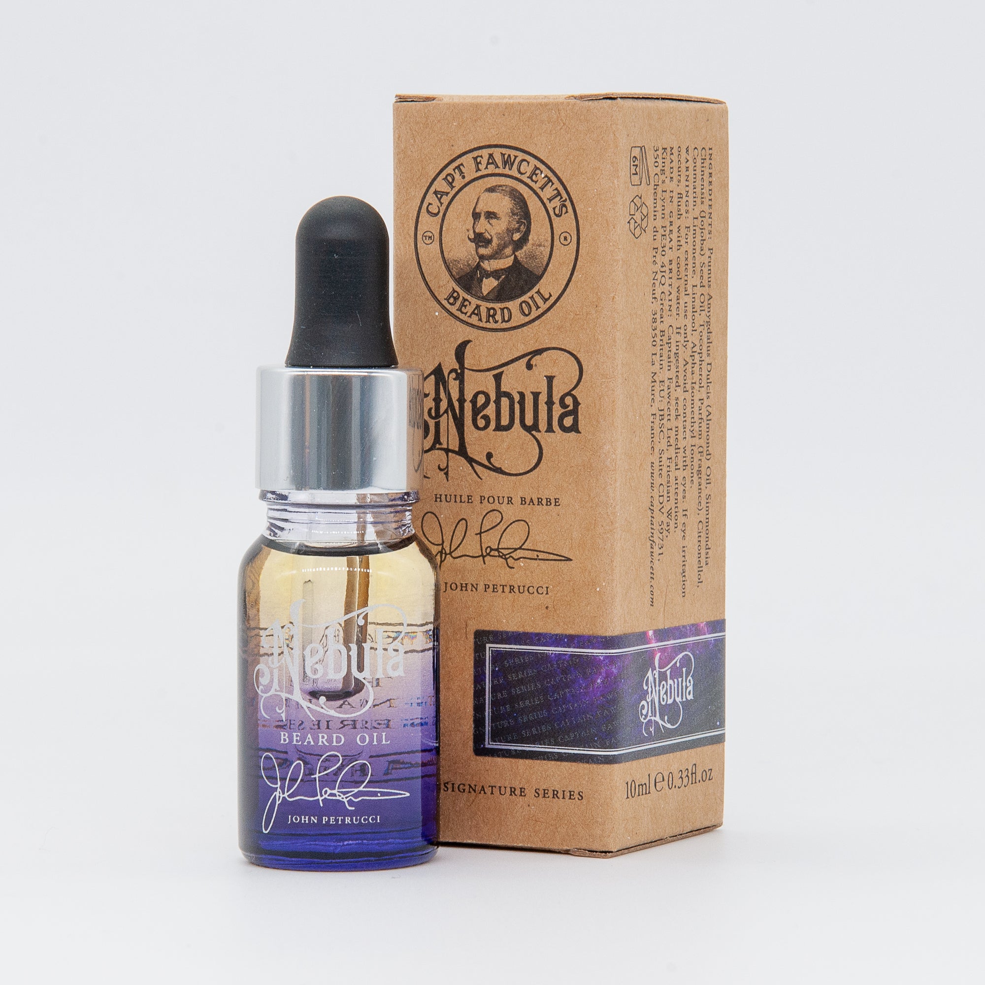 Captain Fawcett John Petrucci's 'Nebula' Beard Oil