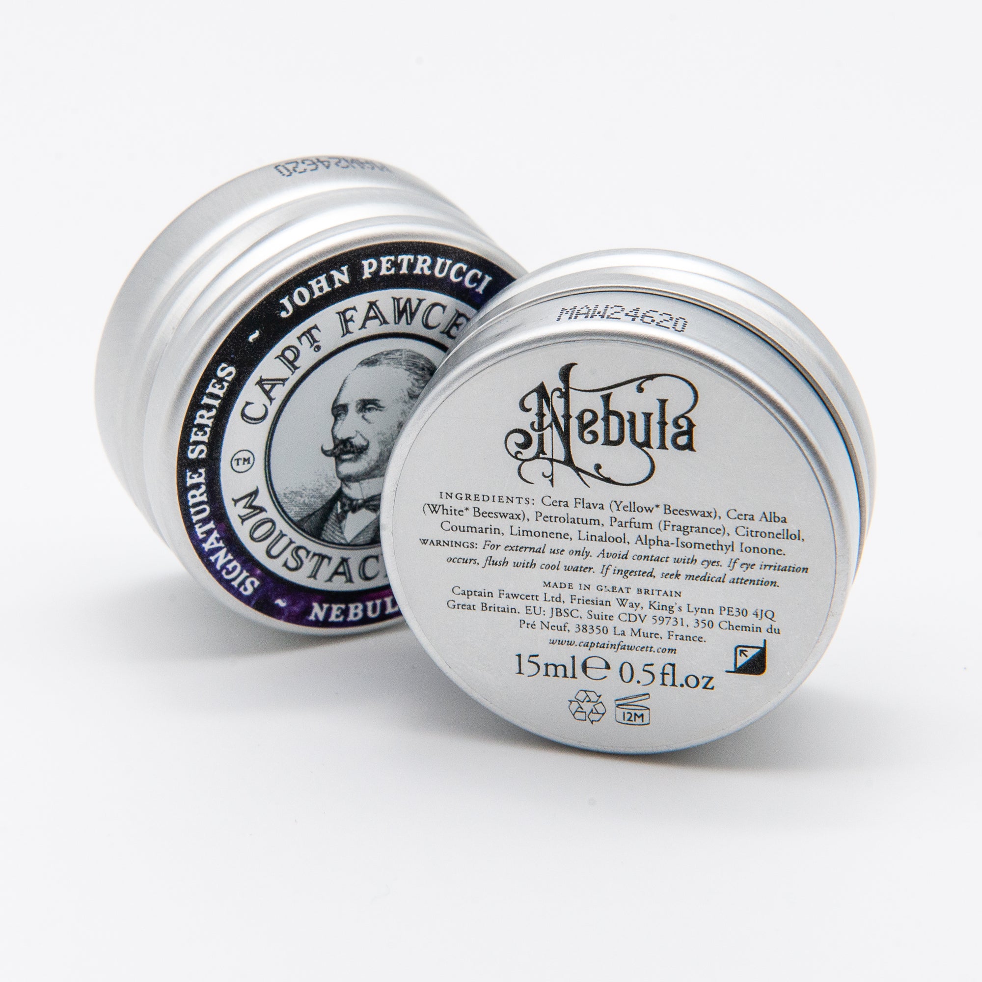 Captain Fawcett John Petrucci's 'Nebula' Moustache Wax (15ml)