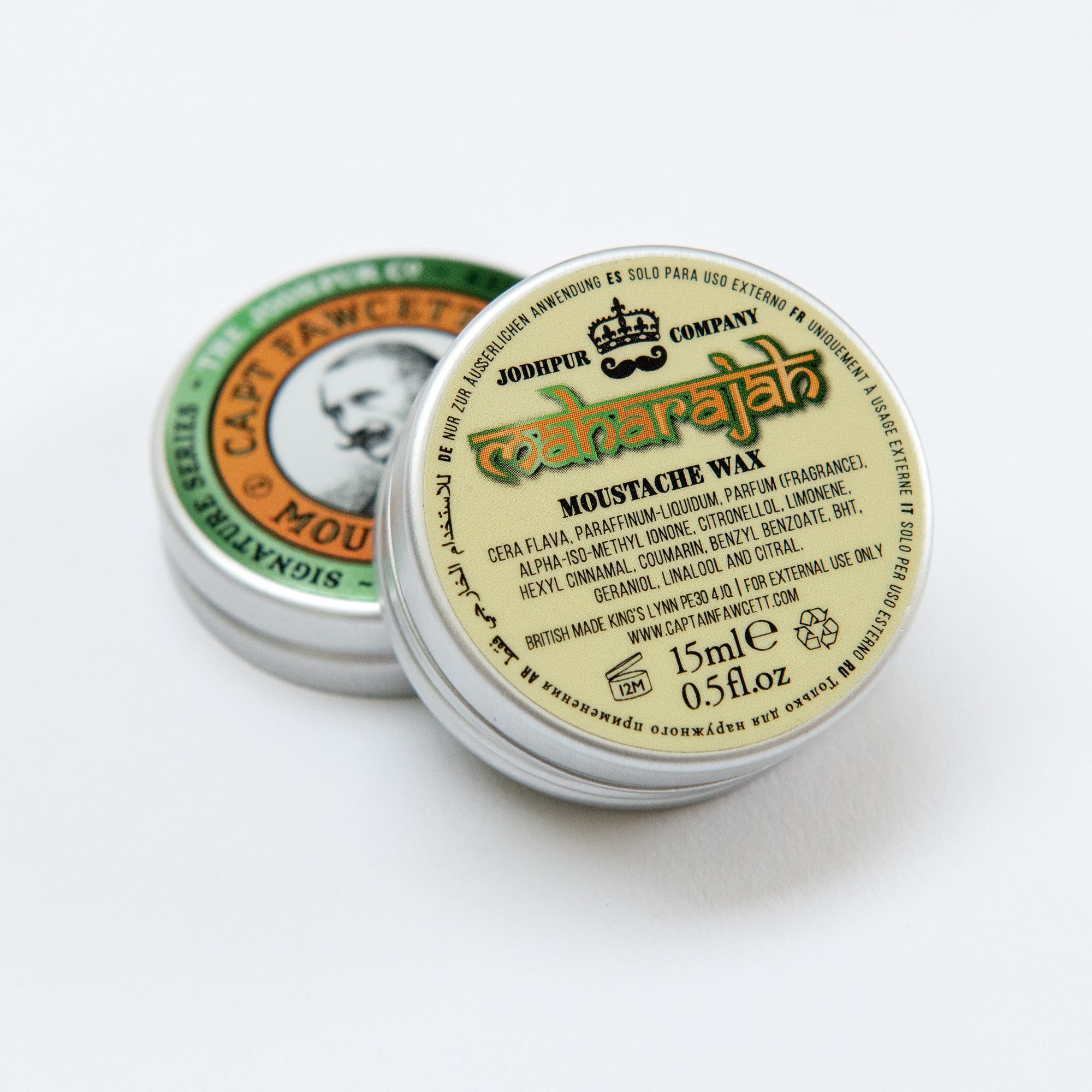 Captain Fawcett Maharajah Moustache Wax (15ml)